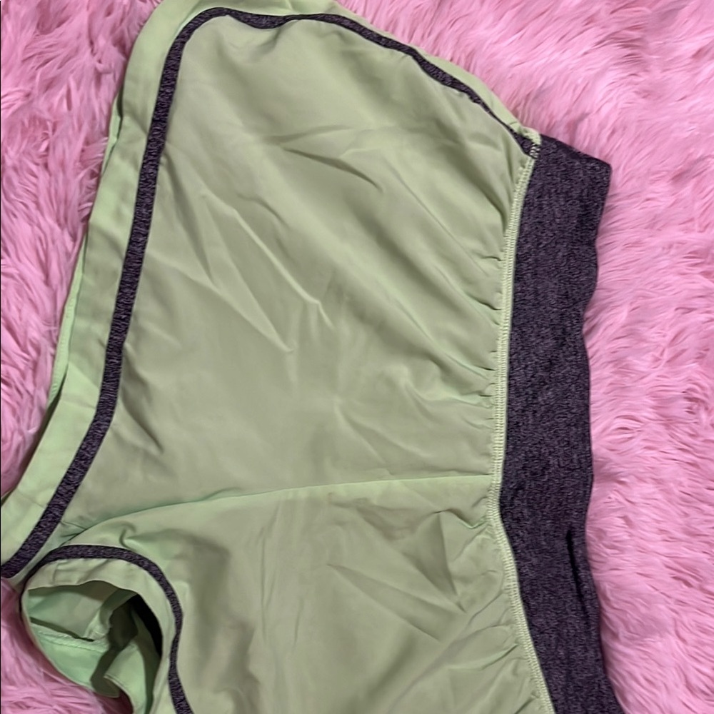 Green and Gray Athletic Shorts